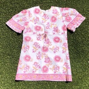 1970s Girls' Floral Top